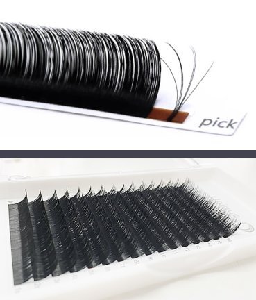 Unique Easy Fanning Lashes 0,05 / D-Curl / Mix
