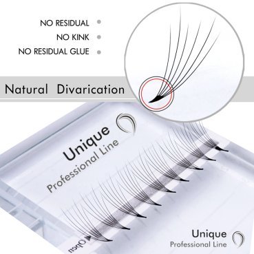 Unique Volume Lashes 6D CC-Curl 0,07 mix
